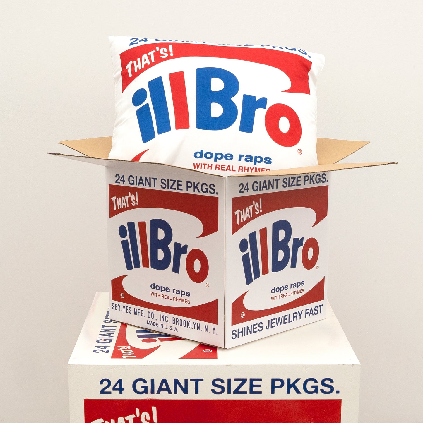 "That's Ill Bro" throw pillow (White)