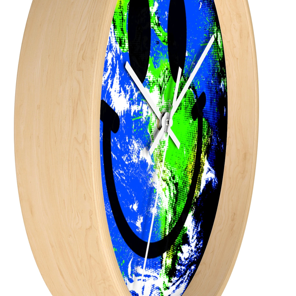 "Happy Earth" Wall clock
