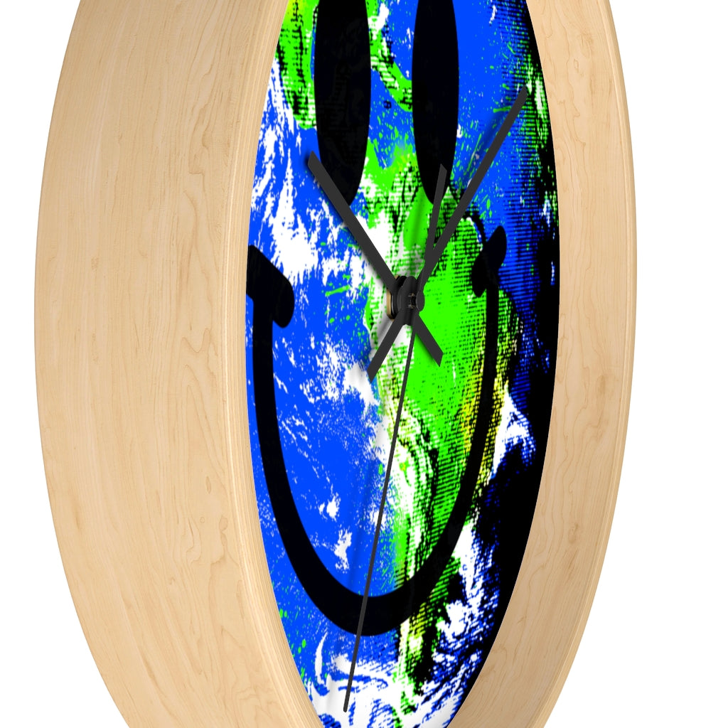 "Happy Earth" Wall clock